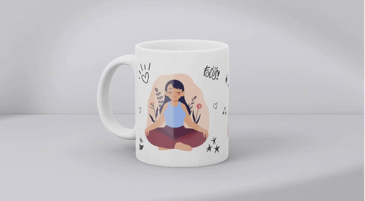 Taza - Meditacion Girl